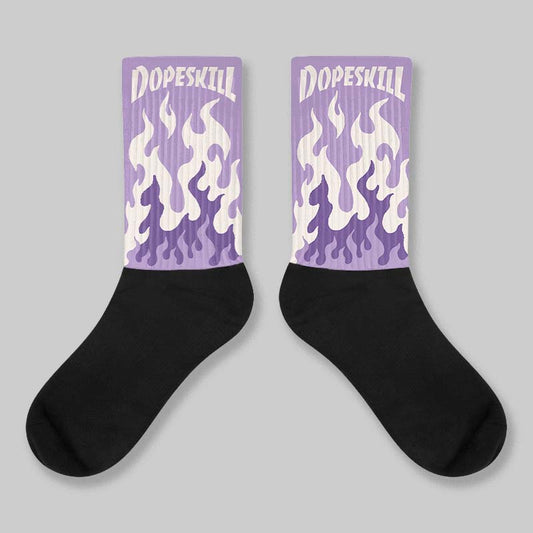 Hydrangeas 10s DopeSkill Sublimated Sock FIRE Graphic