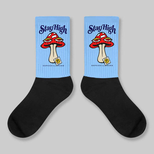 University Blue Collection DopeSkill Sublimated Socks Stay High Graphic