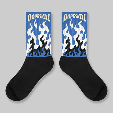 Travis Scott x Fragment 1s DopeSkill Sublimated Sock FIRE Graphic