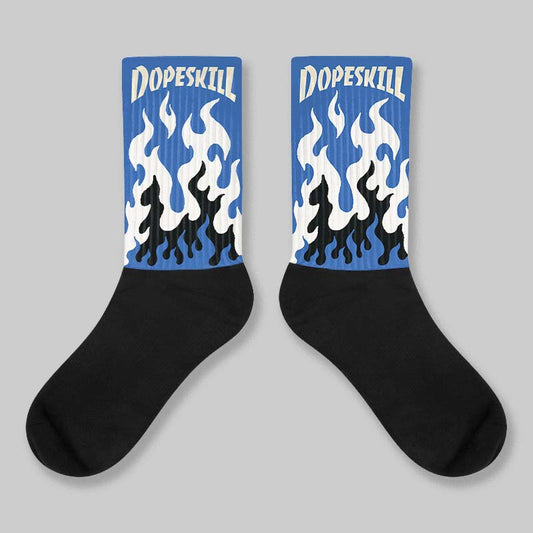 Travis Scott x Fragment 1s DopeSkill Sublimated Sock FIRE Graphic