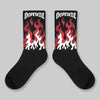 Ruby 1s DopeSkill Sublimated Sock FIRE Graphic
