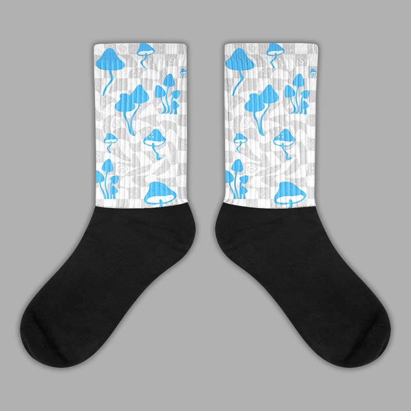 Dunk Low Pure Platinum DopeSkill Sublimated Socks Mushroom Graphic Streetwear