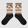 Jordan 3 Retro Palomino DopeSkill Sublimated Socks Horizontal Stripes Graphic Streetwear