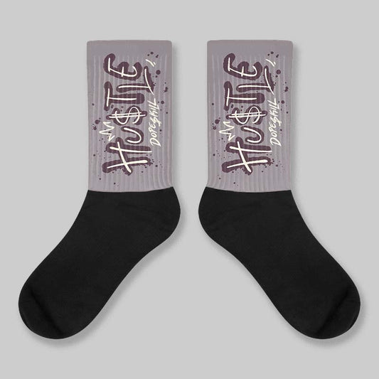A Ma Maniére x Smokey Mauve 6s DopeSkill Sublimated Sock Hustle Graphic
