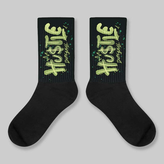 Foamposite One "Pine Green" DopeSkill Sublimated Sock Hustle Graphic