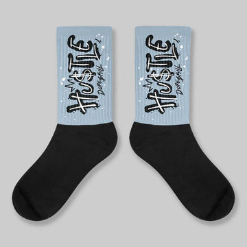 Blue Suede 40s DopeSkill Sublimated Sock Hustle Graphic