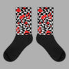 Jordan Spizike Low Bred DopeSkill Sublimated Socks Mushroom Graphic Streetwear 