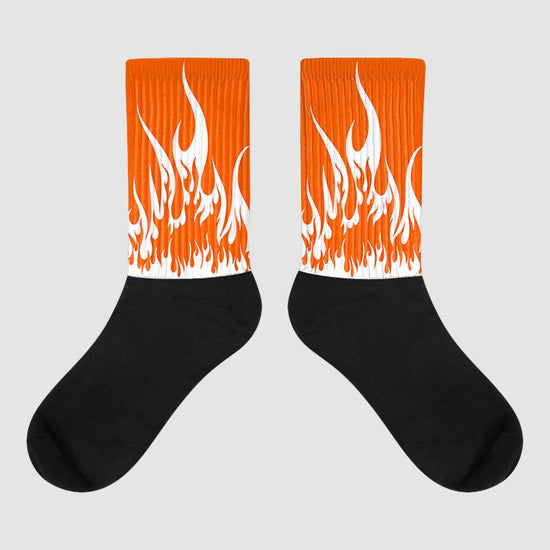 MSCHF Super Normal 2 Orange Milk DopeSkill Sublimated Socks FIRE Graphic Streetwear