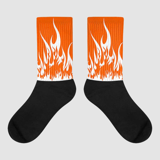 MSCHF Super Normal 2 Orange Milk DopeSkill Sublimated Socks FIRE Graphic Streetwear