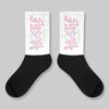 Medium Soft Pink 4s DopeSkill Sublimated Sock Hustle Graphic