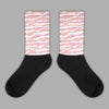 Jordan 11 Low “Legend Pink” DopeSkill Sublimated Socks Abstract Tiger Graphic Streetwear