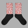 Jordan 13 “Dune Red” DopeSkill Sublimated Socks Mushroom Graphic Streetwear