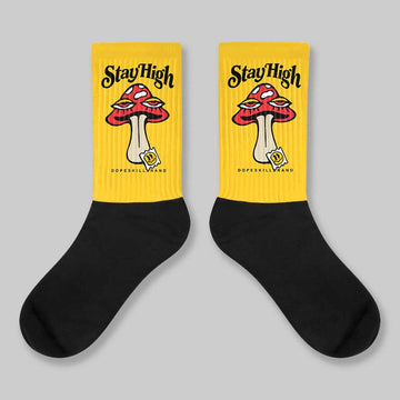 Yellow Collection DopeSkill Sublimated Socks Stay High Graphic