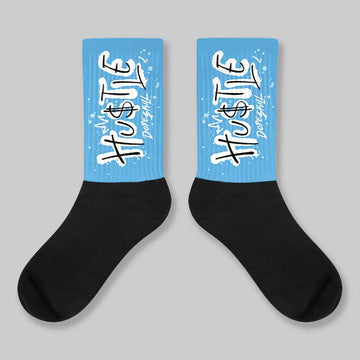 UNC 11s DopeSkill Sublimated Socks Hustle Graphic