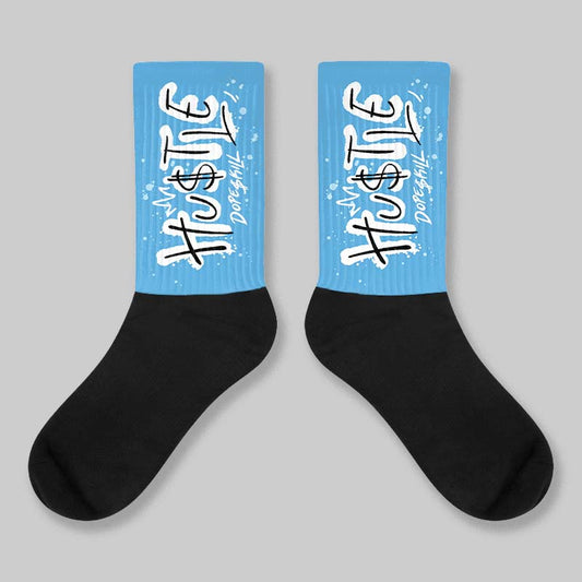 UNC 11s DopeSkill Sublimated Socks Hustle Graphic