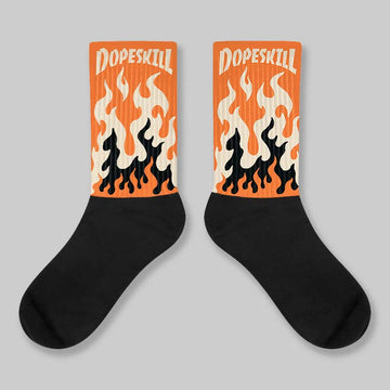 Starfish 3s DopeSkill Sublimated Sock FIRE Graphic