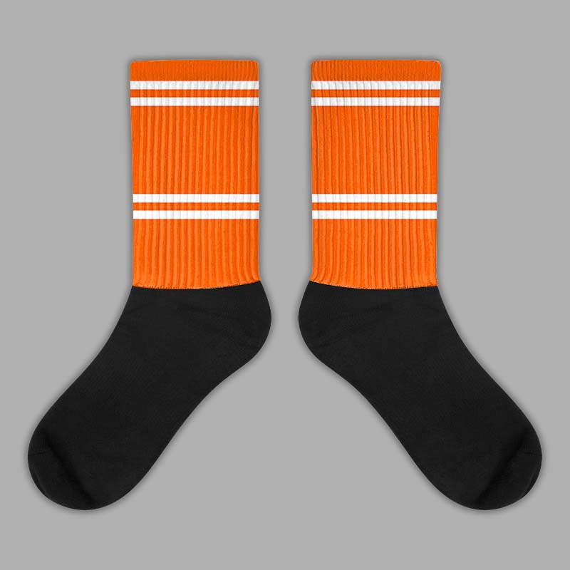 MSCHF Super Normal 2 Orange Milk DopeSkill Sublimated Socks BASIC SPORT Graphic Streetwear