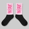 Iced Carmine 4s DopeSkill Sublimated Socks Hustle Graphic