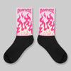 Iced Carmine 4s DopeSkill Sublimated Socks FIRE Graphic