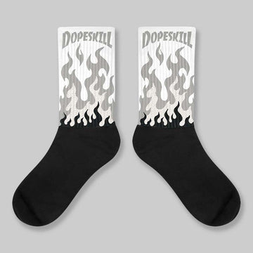 Pure Money 3s DopeSkill Sublimated Sock FIRE Graphic