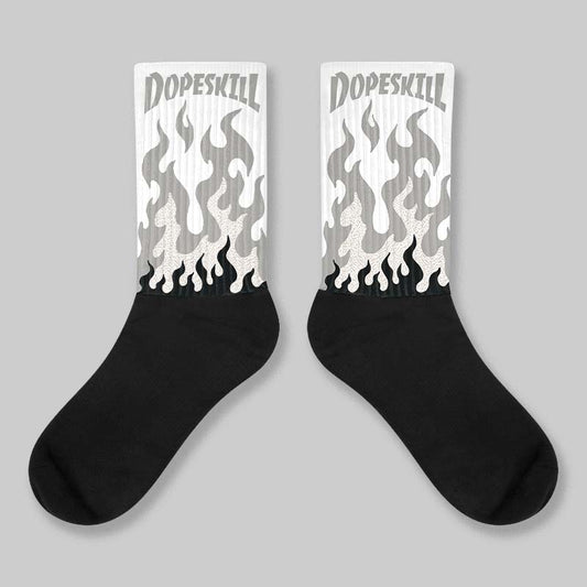 Pure Money 3s DopeSkill Sublimated Sock FIRE Graphic