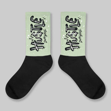 Seafoam 4s 2025 DopeSkill Sublimated Sock Hustle Graphic