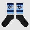 Jordan 5 Midnight Navy DopeSkill Sublimated Socks Horizontal Stripes Graphic Streetwear