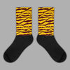 Dunk Yellow Bordeaux DopeSkill Sublimated Socks Abstract Tiger Graphic Streetwear