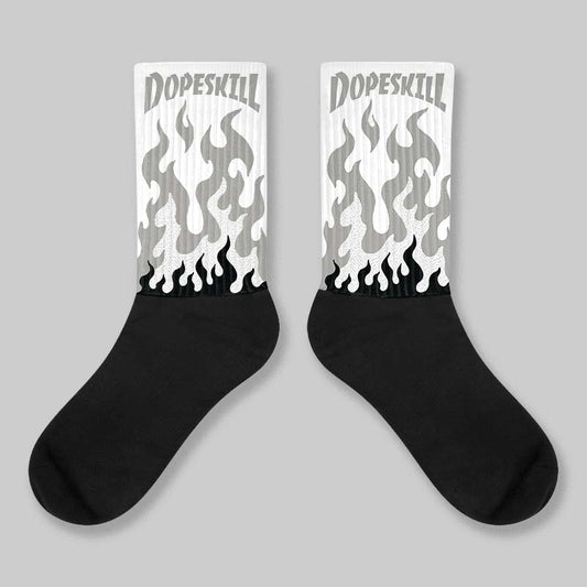 Pure Money 3s DopeSkill Sublimated Sock FIRE Graphic