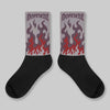 A Ma Maniére x Smokey Mauve 6s DopeSkill Sublimated Sock FIRE Graphic