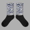 Jordan 3 "Midnight Navy" DopeSkill Sublimated Socks Abstract Tiger Graphic Streetwear