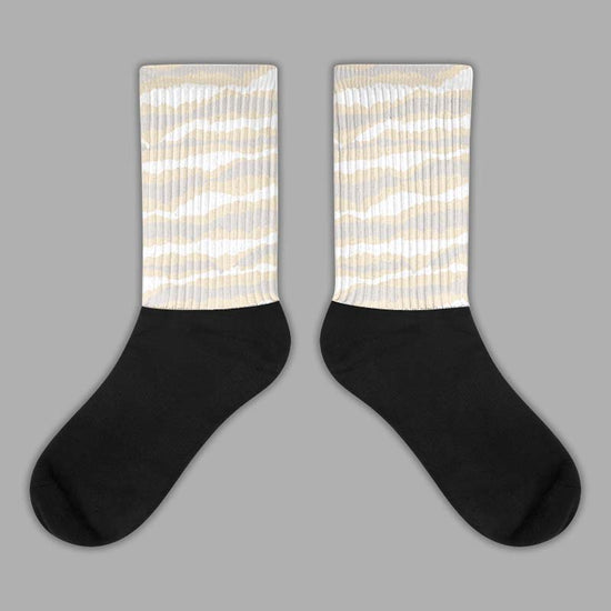 Jordan 5 SE “Sail” DopeSkill Sublimated Socks Abstract Tiger Graphic Streetwear