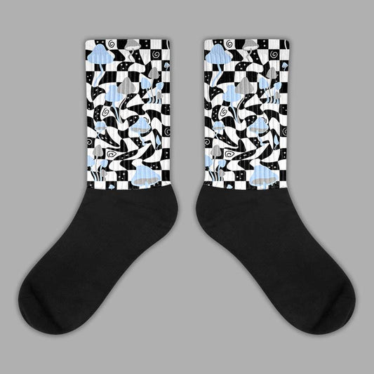 Jordan 6 “Reverse Oreo” DopeSkill Sublimated Socks Mushroom Graphic Streetwear