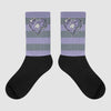 Jordan 5 Retro Low Indigo Haze DopeSkill Sublimated Socks Horizontal Stripes Graphic Streetwear