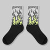 Light Lemon Twist 4s DopeSkill Sublimated Sock FIRE Graphic