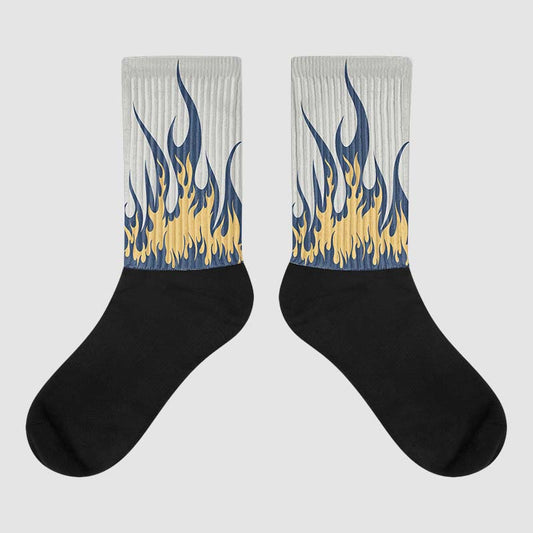 A Ma Maniere x Jordan 5 Dawn “Photon Dust” DopeSkill Sublimated Socks FIRE Graphic Streetwear