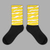 Jordan 4 Retro “Vivid Sulfur” DopeSkill Sublimated Socks Abstract Tiger Graphic Streetwear