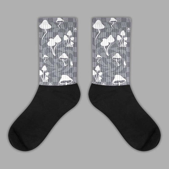 Jordan 14 Retro 'Stealth' DopeSkill Sublimated Socks Mushroom Graphic Streetwear