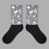 Jordan 14 Retro 'Stealth' DopeSkill Sublimated Socks Mushroom Graphic Streetwear