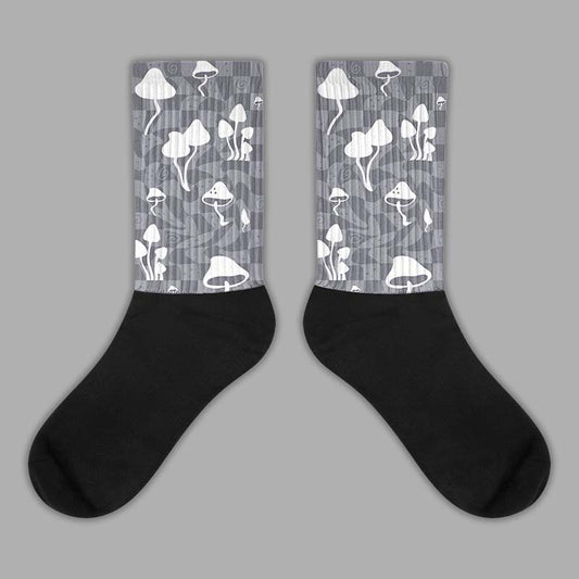 Jordan 14 Retro 'Stealth' DopeSkill Sublimated Socks Mushroom Graphic Streetwear