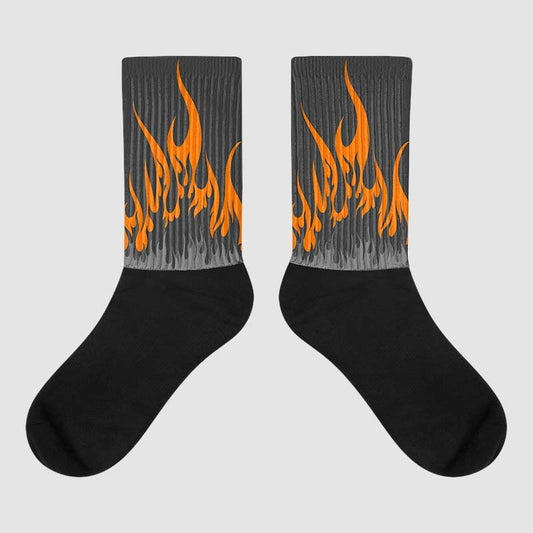 Jordan 3 Retro 'Fear Pack' DopeSkill Sublimated Socks FIRE Graphic Streetwear