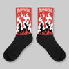 Nigel Sylvester x 4s “Brick After Brick” DopeSkill Sublimated Socks FIRE Graphic