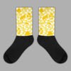 Jordan 11 Low 'Yellow Snakeskin' DopeSkill Sublimated Socks Mushroom Graphic Streetwear