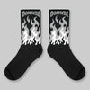 “Cap And Gown” 6s DopeSkill Sublimated Socks FIRE Graphic