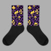 Jordan 12 "Field Purple" DopeSkill Sublimated Socks Mushroom Graphic Streetwear