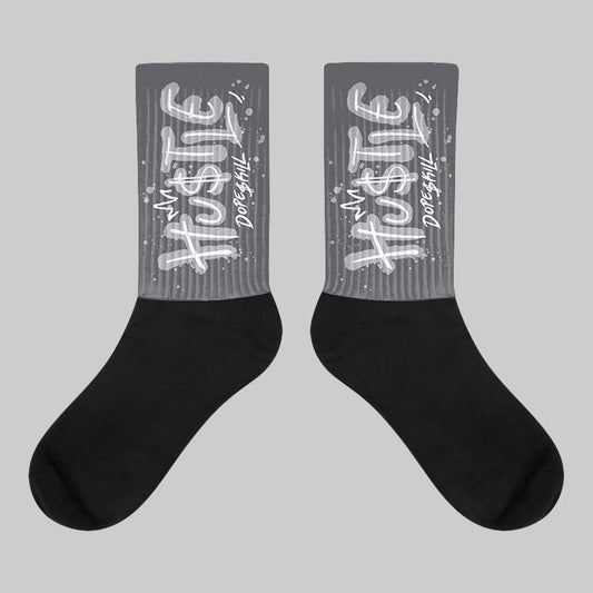 Wet Cement 4s DopeSkill Sublimated Socks Hustle Graphic