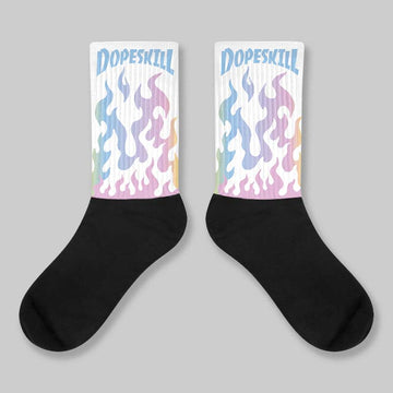 Year Of The Snake 5s DopeSkill Sublimated Sock FIRE Graphic