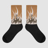 Jordan 3 Retro Palomino DopeSkill Sublimated Socks FIRE Graphic Streetwear