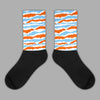 Dunk Low Futura University Blue DopeSkill Sublimated Socks Abstract Tiger Graphic Streetwear