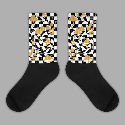 Jordan 11 "Gratitude" DopeSkill Sublimated Socks Mushroom Graphic Streetwear